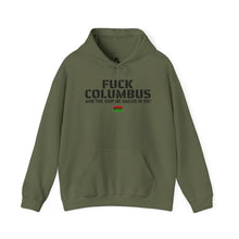 Load image into Gallery viewer, Art Of Facts - Fuck Columbus - Hooded Sweatshirt