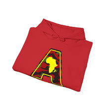 Load image into Gallery viewer, Afrikan Art Of facts "A" Hooded Sweatshirt