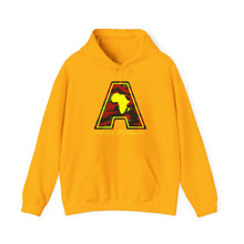 Load image into Gallery viewer, Afrikan Art Of facts "A" Hooded Sweatshirt