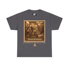 Load image into Gallery viewer, Haitian Revolution T-Shirt — 1791–1804 Historic Stamp Art Tee