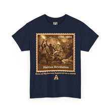 Load image into Gallery viewer, Haitian Revolution T-Shirt — 1791–1804 Historic Stamp Art Tee