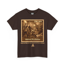Load image into Gallery viewer, Haitian Revolution T-Shirt — 1791–1804 Historic Stamp Art Tee