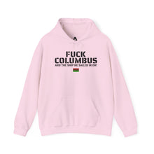 Load image into Gallery viewer, Art Of Facts - Fuck Columbus - Hooded Sweatshirt