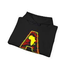 Load image into Gallery viewer, Afrikan Art Of facts "A" Hooded Sweatshirt