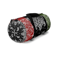 Load image into Gallery viewer, Art Of Facts Signature RBG Bandana Print Classic Duffel Bag
