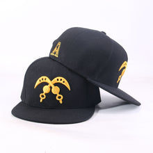 Load image into Gallery viewer, Art Of Facts Crowns: Golden  Akofena 3D Stitch Snap Back
