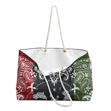 Load image into Gallery viewer, Art Of Facts Signature RBG Bandana Print - Weekend Tote Bag