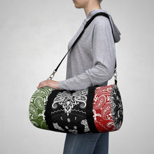 Load image into Gallery viewer, Art Of Facts Signature RBG Bandana Print Classic Duffel Bag
