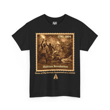 Load image into Gallery viewer, Haitian Revolution T-Shirt — 1791–1804 Historic Stamp Art Tee
