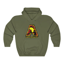 Load image into Gallery viewer, Afrikan Art Of facts &quot;A&quot; Hooded Sweatshirt
