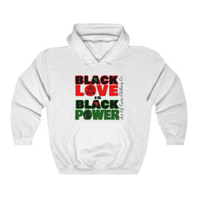 Load image into Gallery viewer, Black Love Is Black Power Hooded Sweatshirt