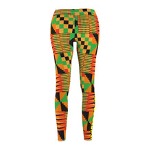 Load image into Gallery viewer, Kente Cloth Pattern Casual Leggings