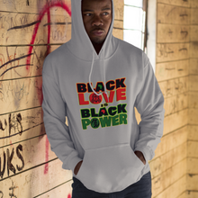 Load image into Gallery viewer, Black Love Is Black Power Hooded Sweatshirt