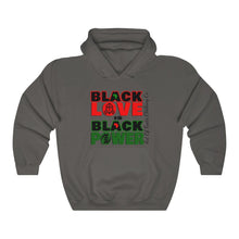 Load image into Gallery viewer, Black Love Is Black Power Hooded Sweatshirt
