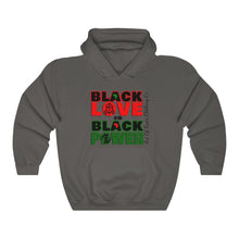 Load image into Gallery viewer, Black Love Is Black Power Hooded Sweatshirt