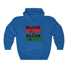 Load image into Gallery viewer, Black Love Is Black Power Hooded Sweatshirt
