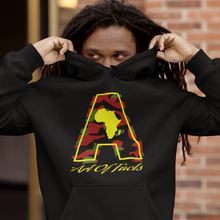 Load image into Gallery viewer, Afrikan Art Of facts "A" Hooded Sweatshirt