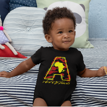 Load image into Gallery viewer, Afrikan Art Of facts "A" Infant Onesie