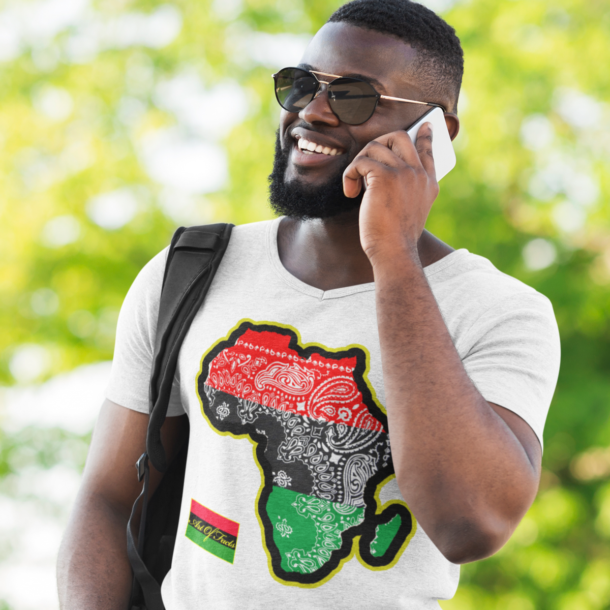 RBG Afrika Bandana Print Tee – Art of Facts Clothing Company