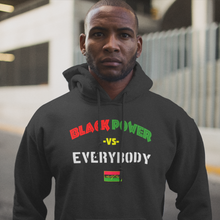 Load image into Gallery viewer, Black Power VS Everybody Hooded Sweatshirt
