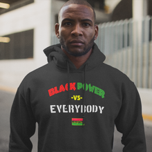 Load image into Gallery viewer, Black Power VS Everybody Hooded Sweatshirt