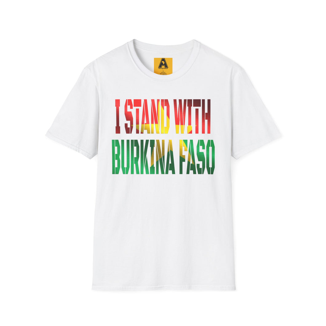 Art Of Facts - I Stand With Burkina Faso - T-Shirt