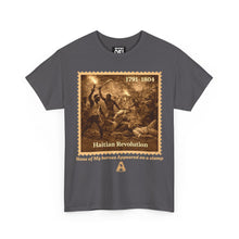 Load image into Gallery viewer, Haitian Revolution T-Shirt — 1791–1804 Historic Stamp Art Tee
