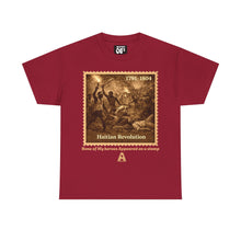 Load image into Gallery viewer, Haitian Revolution T-Shirt — 1791–1804 Historic Stamp Art Tee
