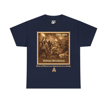 Load image into Gallery viewer, Haitian Revolution T-Shirt — 1791–1804 Historic Stamp Art Tee
