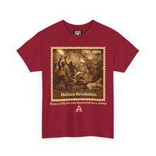Load image into Gallery viewer, Haitian Revolution T-Shirt — 1791–1804 Historic Stamp Art Tee
