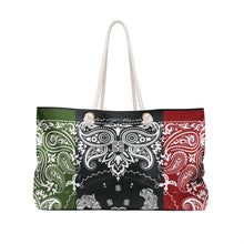 Load image into Gallery viewer, Art Of Facts Signature RBG Bandana Print - Weekend Tote Bag
