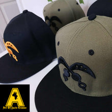 Load image into Gallery viewer, Art Of Facts Crowns: Golden  Akofena 3D Stitch Snap Back
