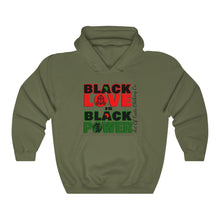 Load image into Gallery viewer, Black Love Is Black Power Hooded Sweatshirt
