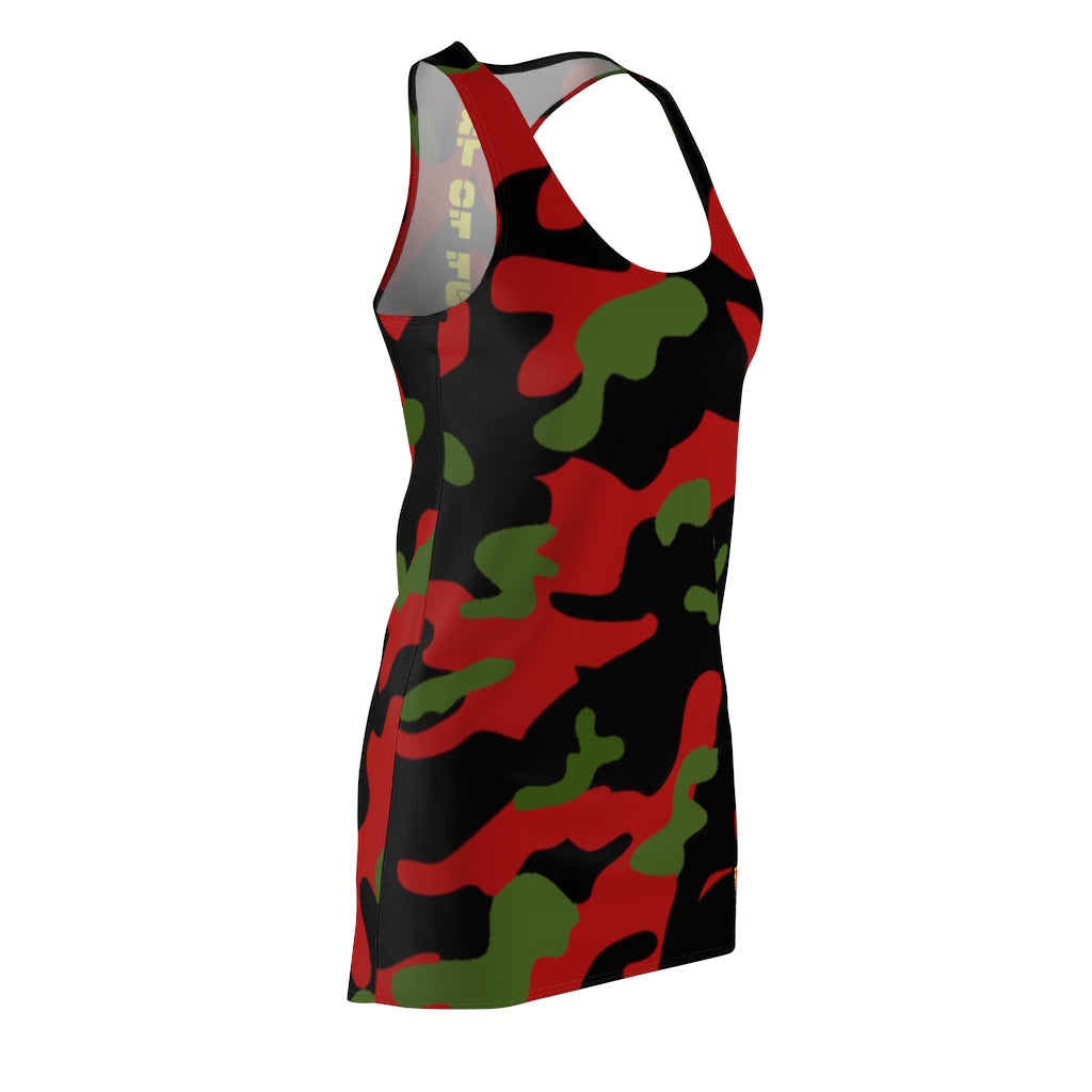 Robe Tank Dress Camouflage Avec Franges - Marque HEARTACHE, Taille 4T (enfants) - Neuf Avec étiquettes