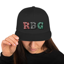 Load image into Gallery viewer, RBG Bandana Print Snapback Crown
