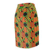 Load image into Gallery viewer, Kente Cloth Pattern Casual Leggings Pencil Skirt
