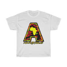Load image into Gallery viewer, Afrikan Art Of facts &quot;A&quot; Heavy Cotton Tee
