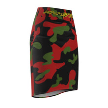 Load image into Gallery viewer, RBG Camo Pencil Skirt
